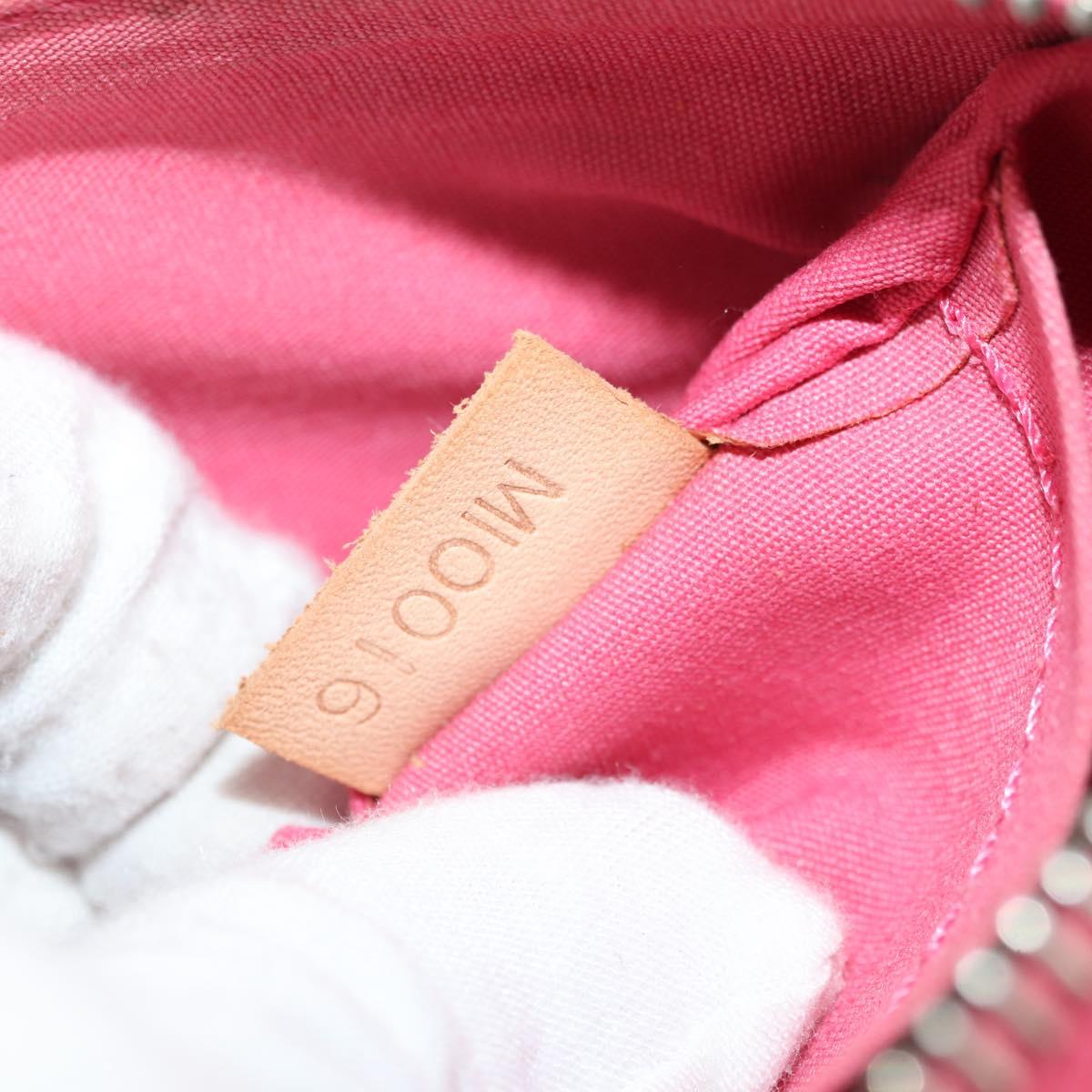 LOUIS VUITTON Monogram Vernis Minna Street Pink Fran Boise M9146F Auth 181651V