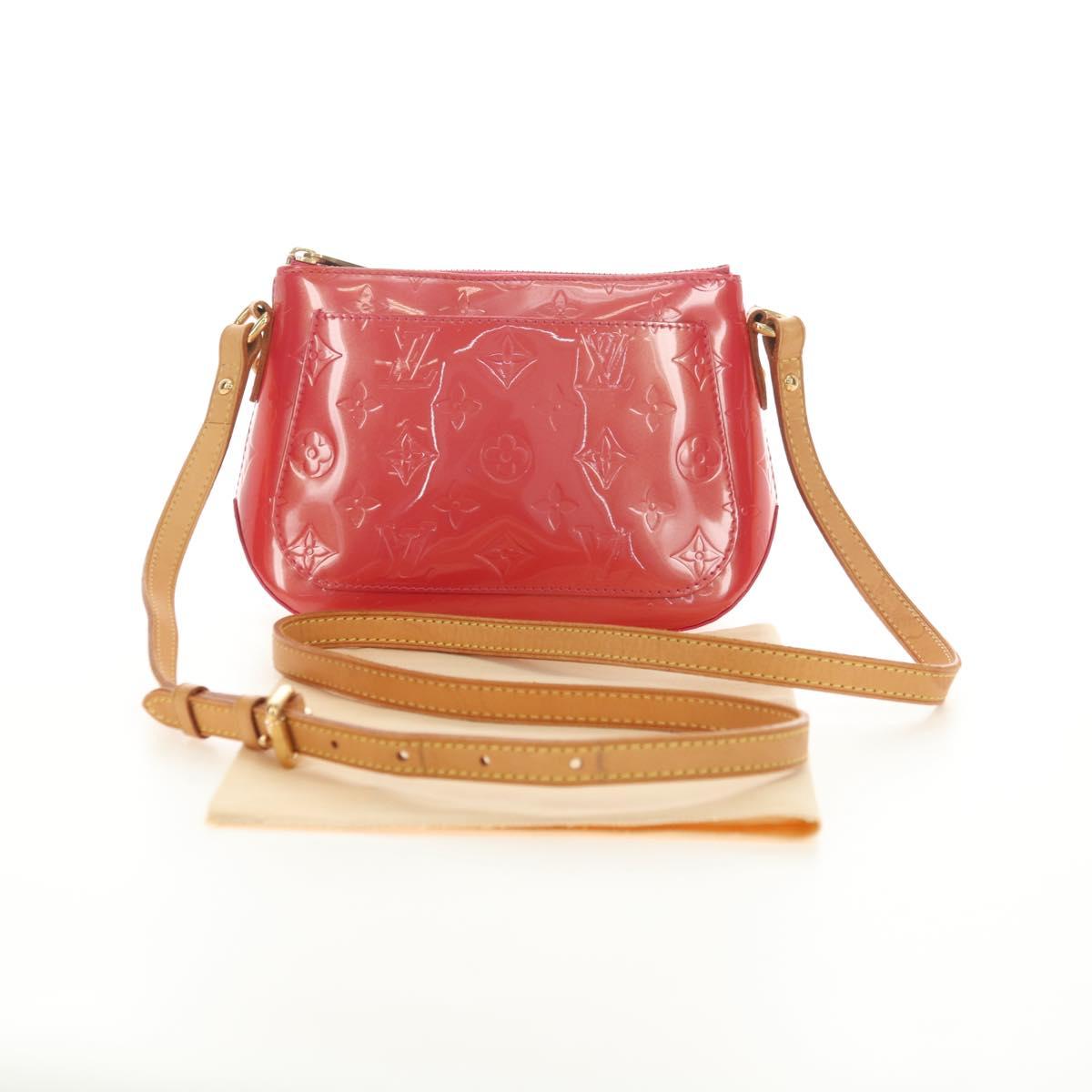 LOUIS VUITTON Monogram Vernis Minna Street Pink Fran Boise M9146F Auth 181651V
