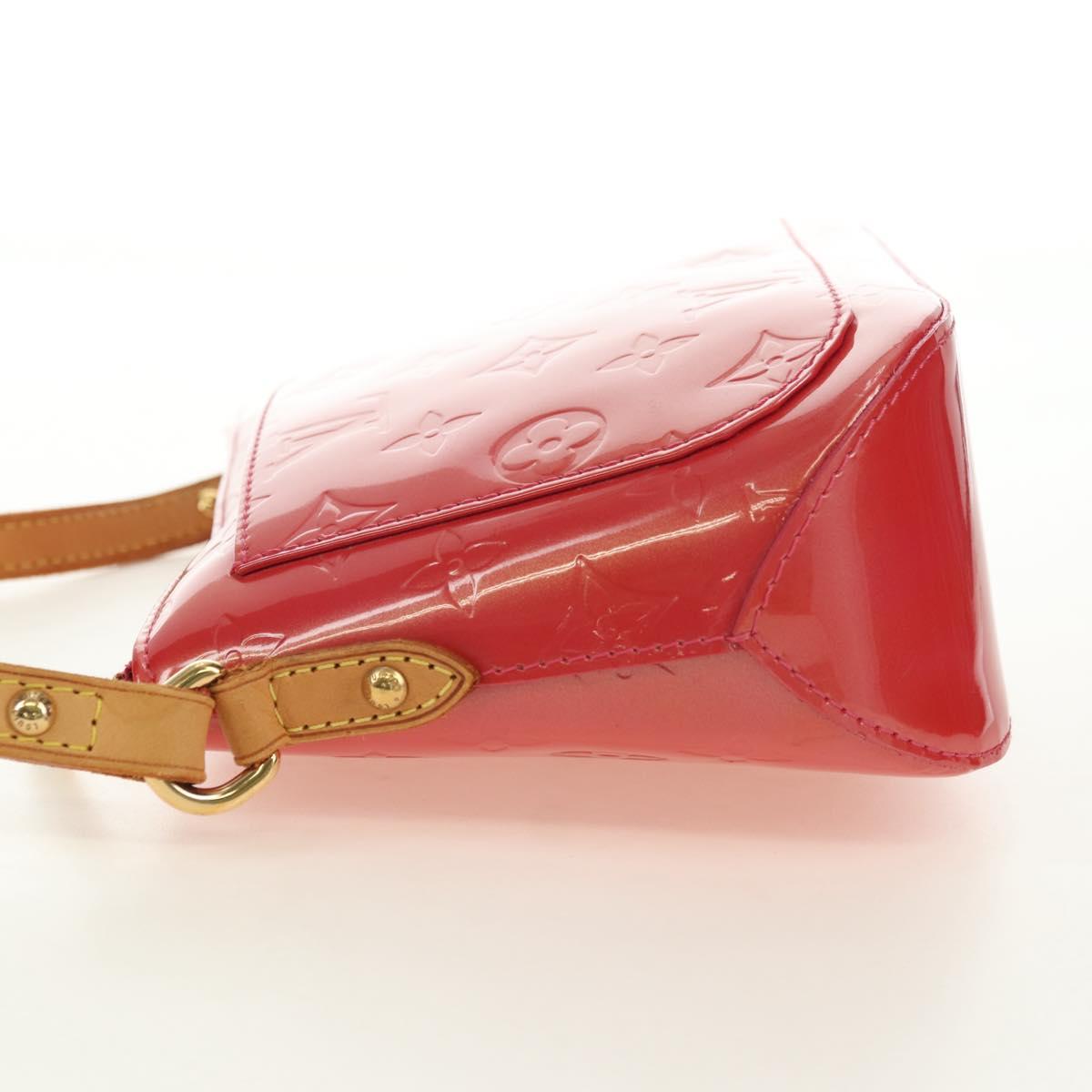 LOUIS VUITTON Monogram Vernis Minna Street Pink Fran Boise M9146F Auth 181651V