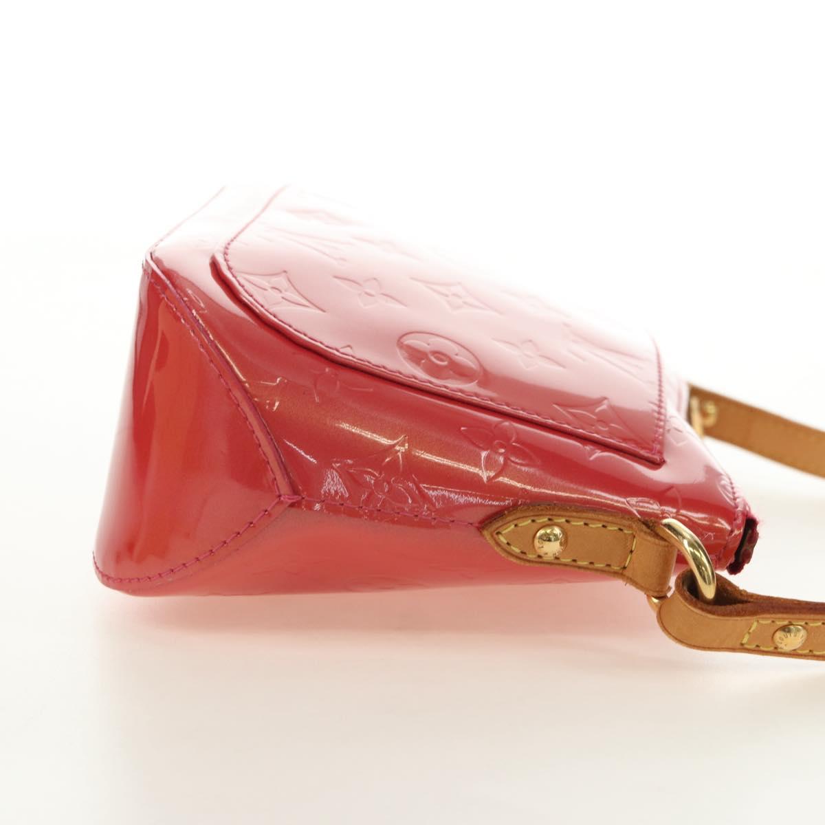 LOUIS VUITTON Monogram Vernis Minna Street Pink Fran Boise M9146F Auth 181651V
