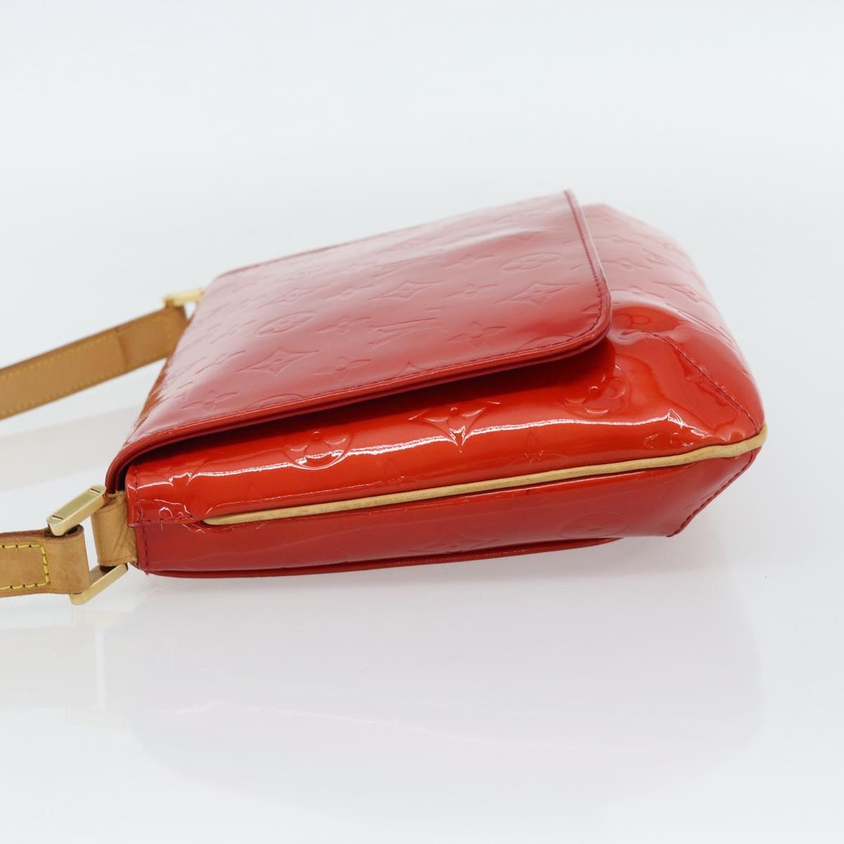 LOUIS VUITTON Monogram Vernis Thompson Street Bag Red Rouge M91094 Auth 181657