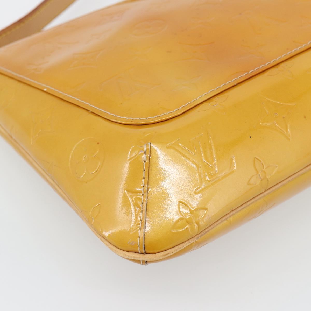 LOUIS VUITTON Monogram Vernis Thompson Street Bag Beige M91301 LV Auth 181658