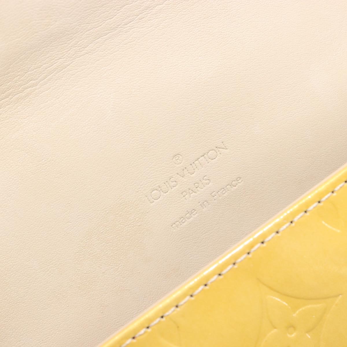 LOUIS VUITTON Monogram Vernis Thompson Street Bag Beige M91301 LV Auth 181659