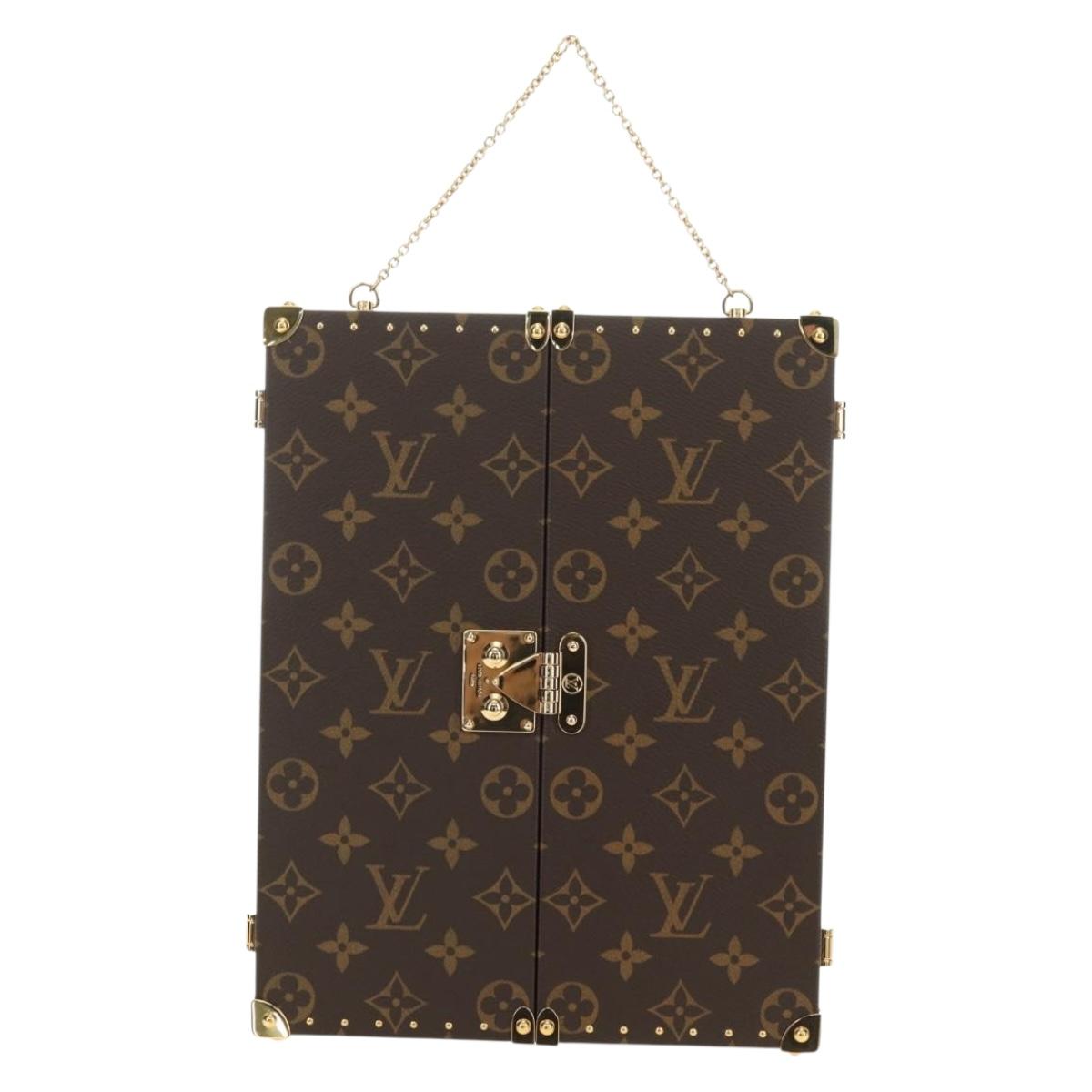 LOUIS VUITTON Monogram Home Mirror Trunk GI0554 LV Auth 181660SM