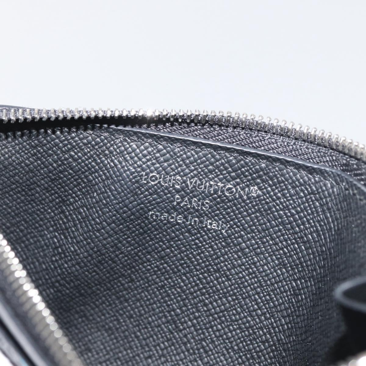 LOUIS VUITTON Monogram Gradient Card Case Black M14261 LV Auth 181662M