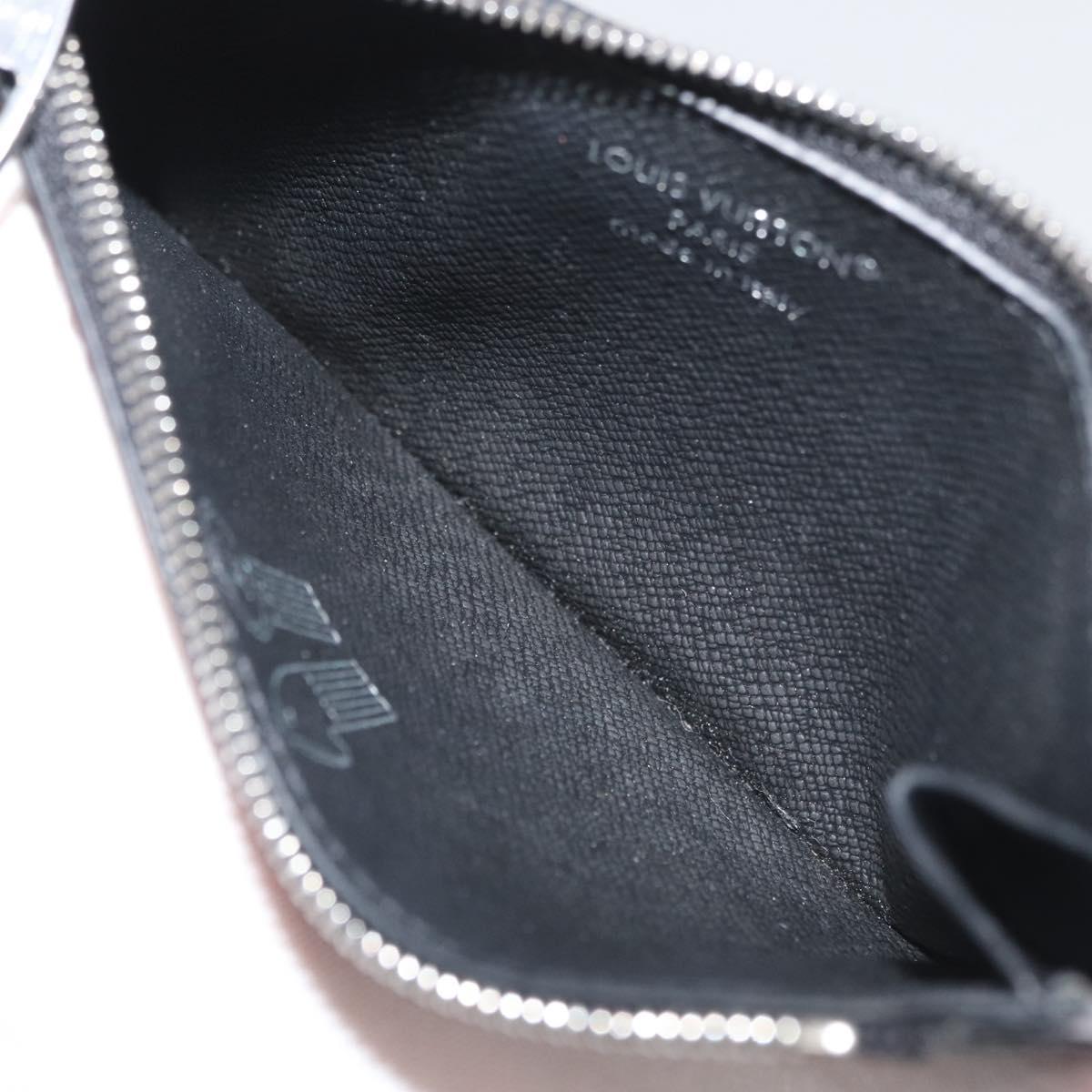 LOUIS VUITTON Monogram Gradient Card Case Black M14261 LV Auth 181662M