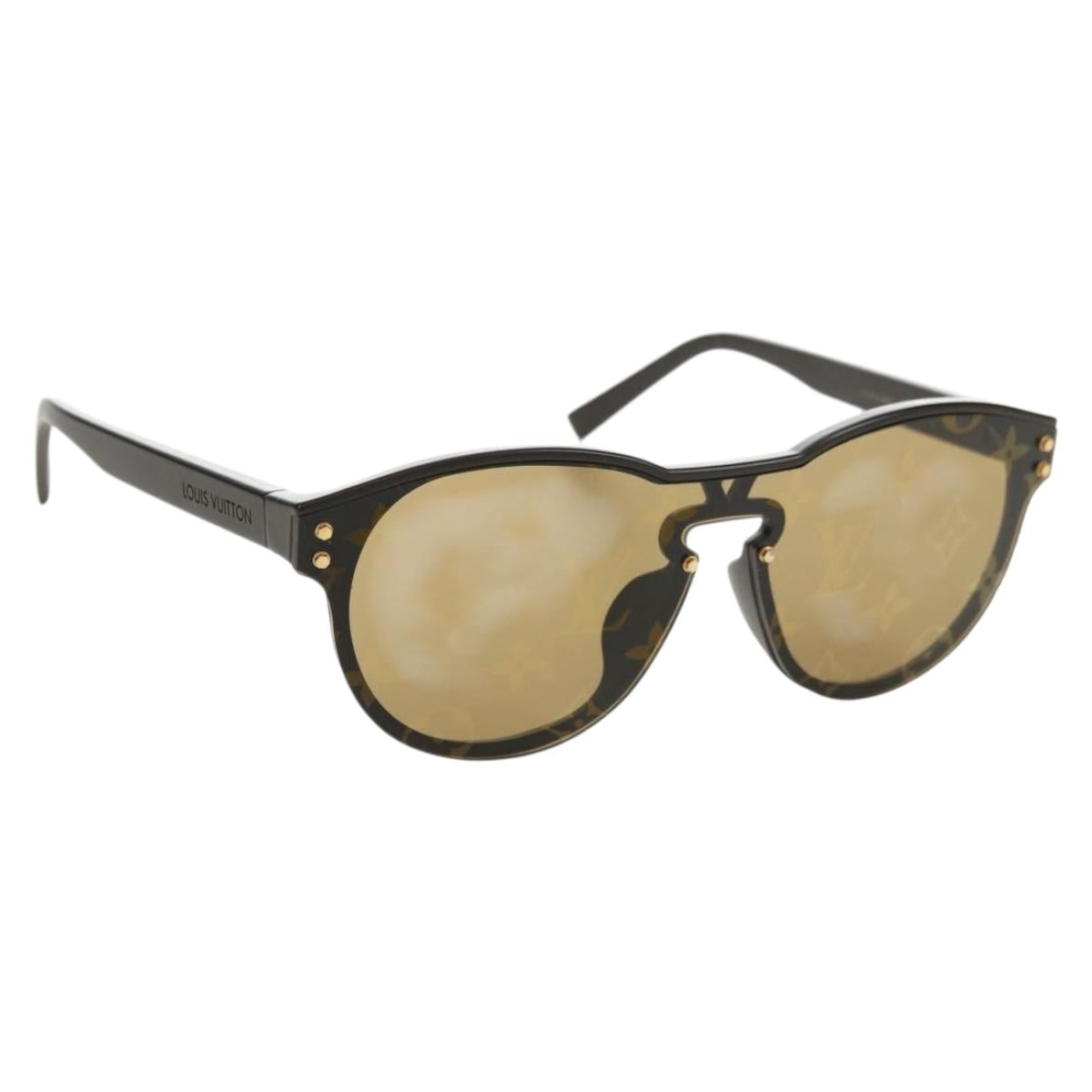 LOUIS VUITTON Monogram LV Waimea Round Sunglasses plastic Brown Auth 181664SAM