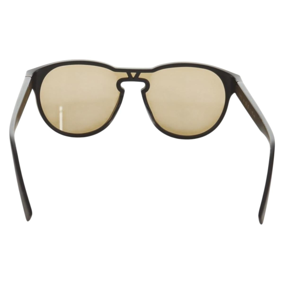 LOUIS VUITTON Monogram LV Waimea Round Sunglasses plastic Brown Auth 181664SAM