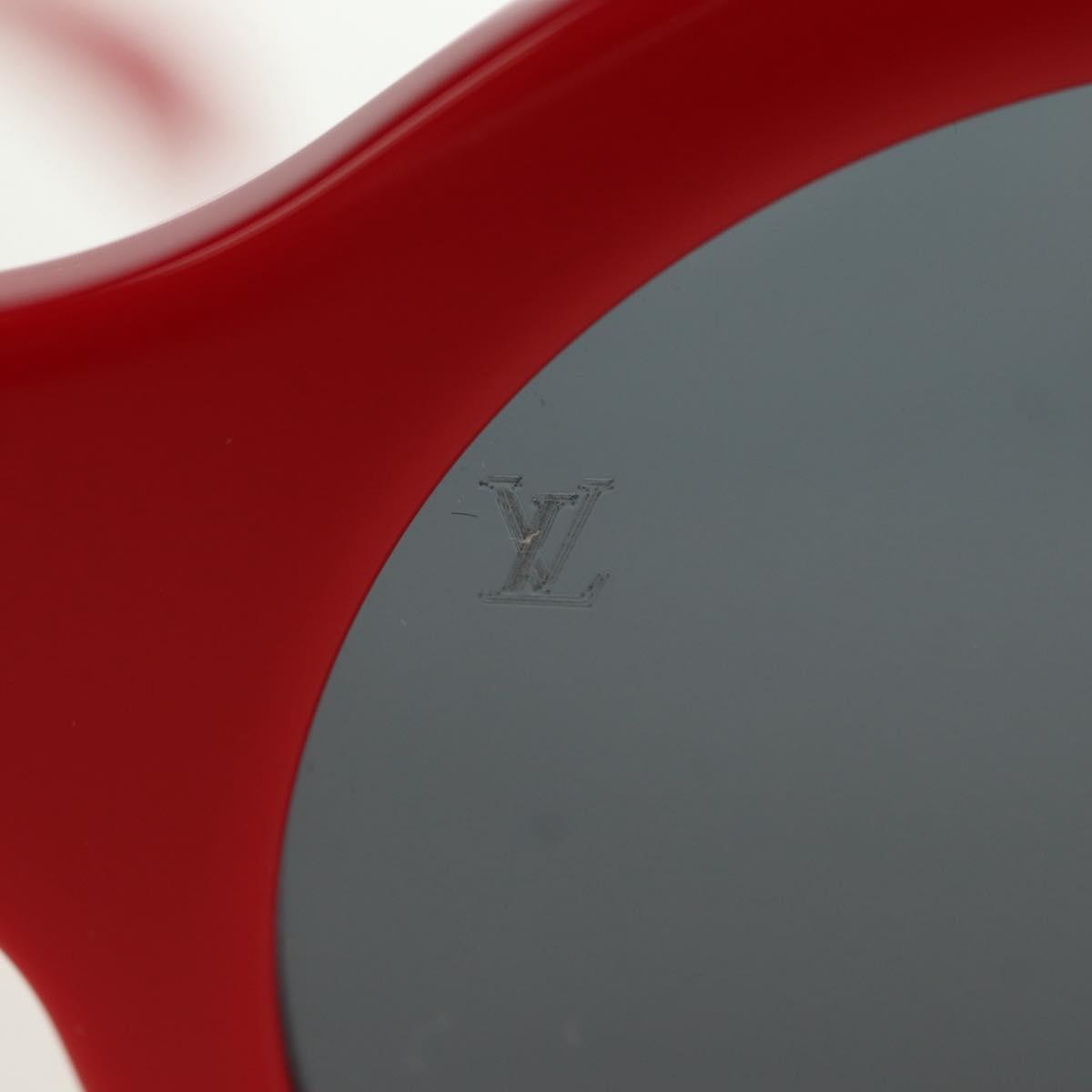 LOUIS VUITTON Supreme collaboration Sunglasses plastic Red Z0989E Auth 181672SM