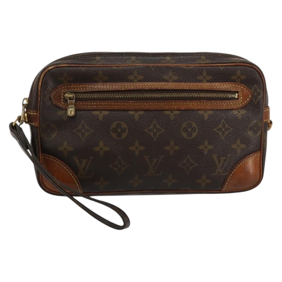 LOUIS VUITTON Monogram Marly Dragonne GM Clutch Bag M51825 LV Auth 181693