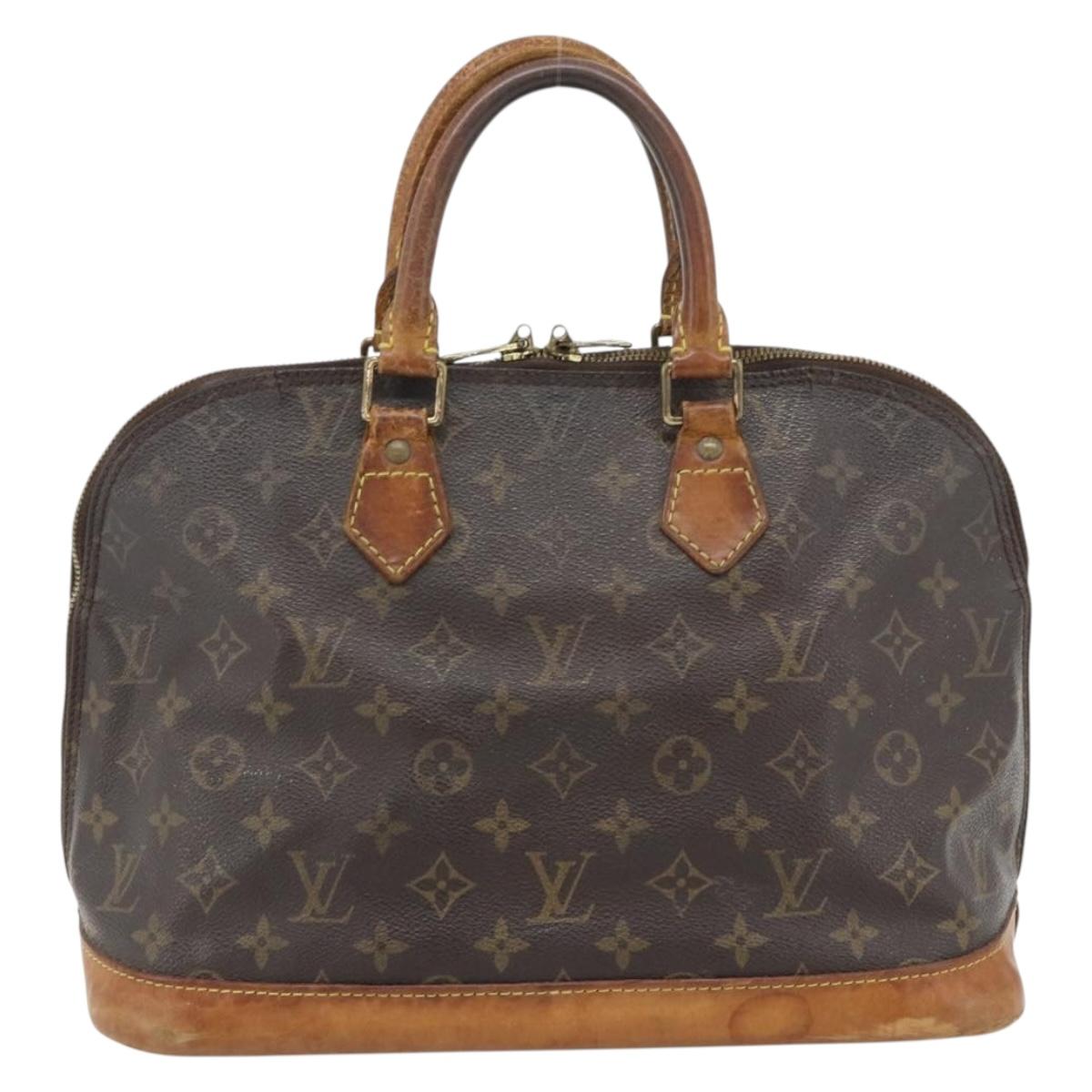LOUIS VUITTON Monogram Alma PM Hand Bag M53151 LV Auth 181695