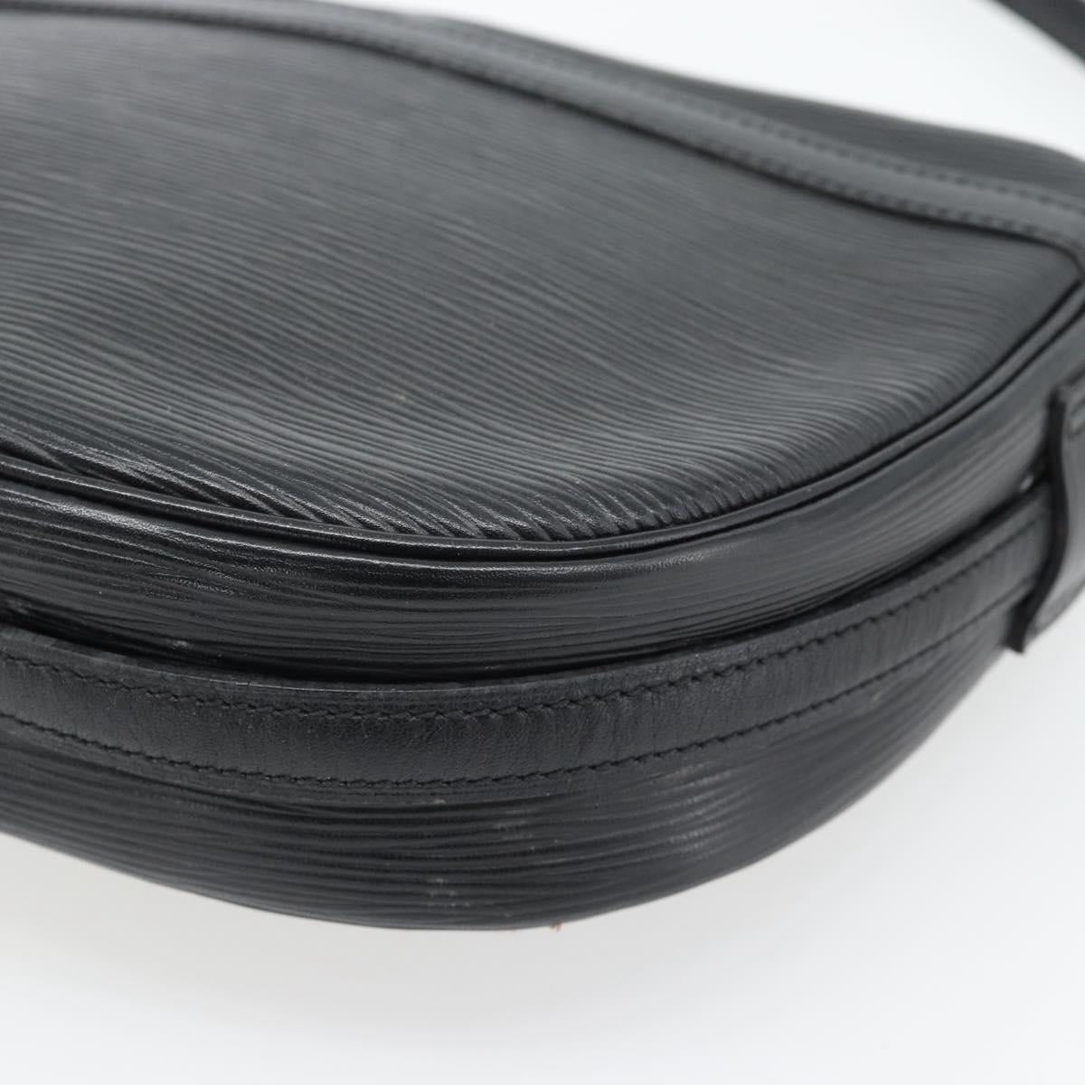 LOUIS VUITTON Epi Jeune Fille MM Shoulder Bag Black M52152 LV Auth 181701