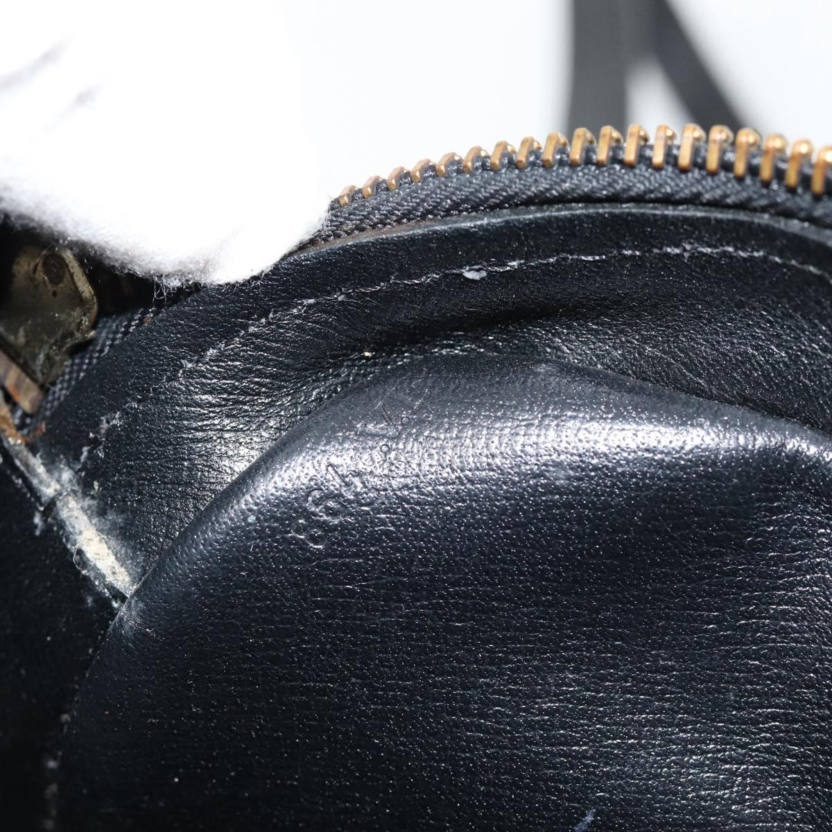 LOUIS VUITTON Epi Jeune Fille MM Shoulder Bag Black M52152 LV Auth 181701