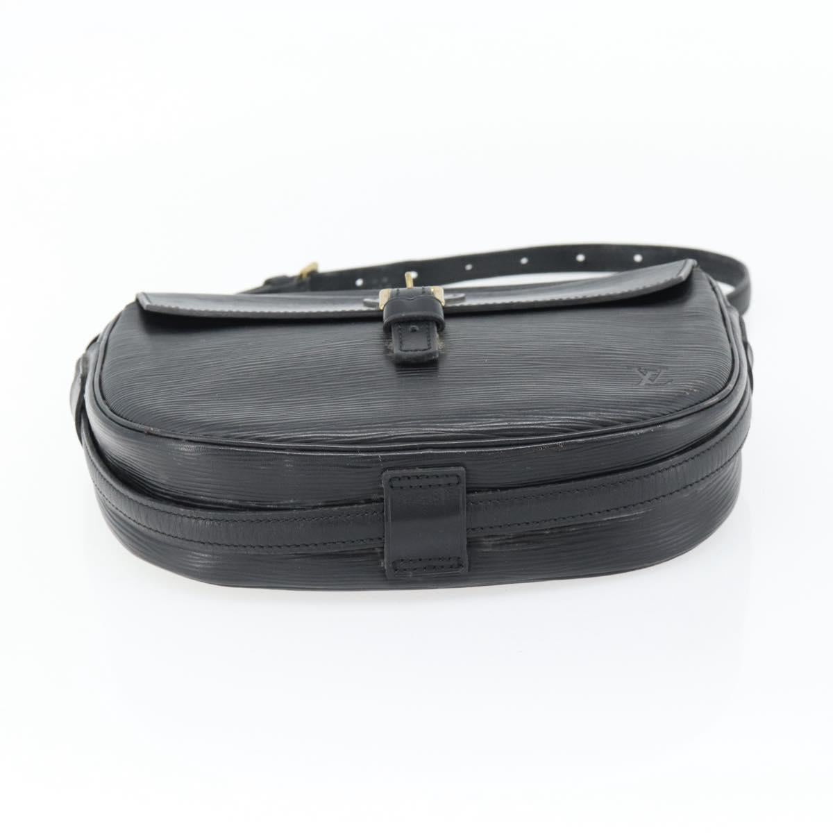 LOUIS VUITTON Epi Jeune Fille MM Shoulder Bag Black M52152 LV Auth 181701