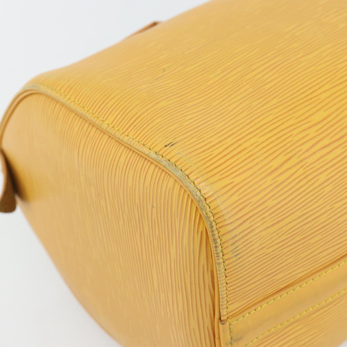 LOUIS VUITTON Epi Speedy 25 Hand Bag Tassili Yellow M43019 LV Auth 181703