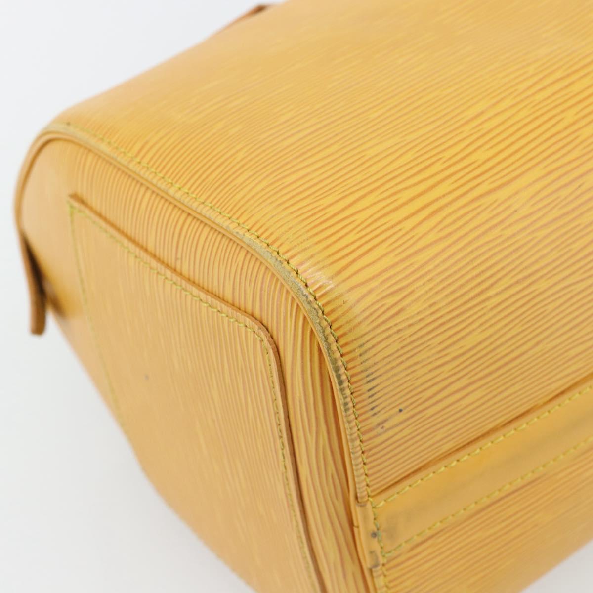 LOUIS VUITTON Epi Speedy 25 Hand Bag Tassili Yellow M43019 LV Auth 181703