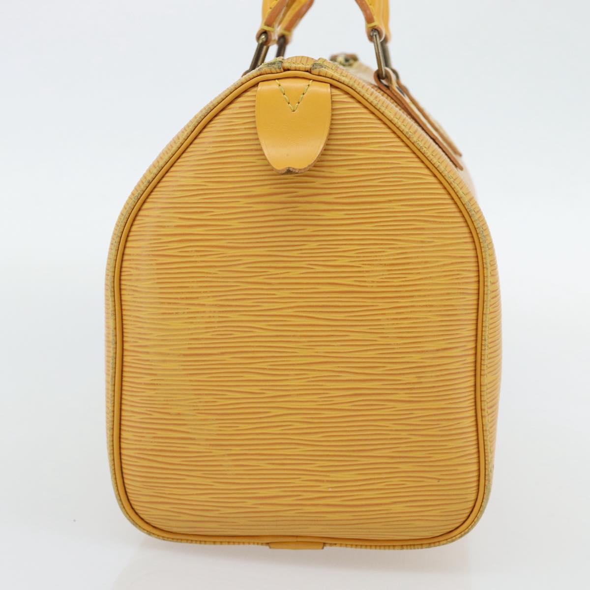 LOUIS VUITTON Epi Speedy 25 Hand Bag Tassili Yellow M43019 LV Auth 181703