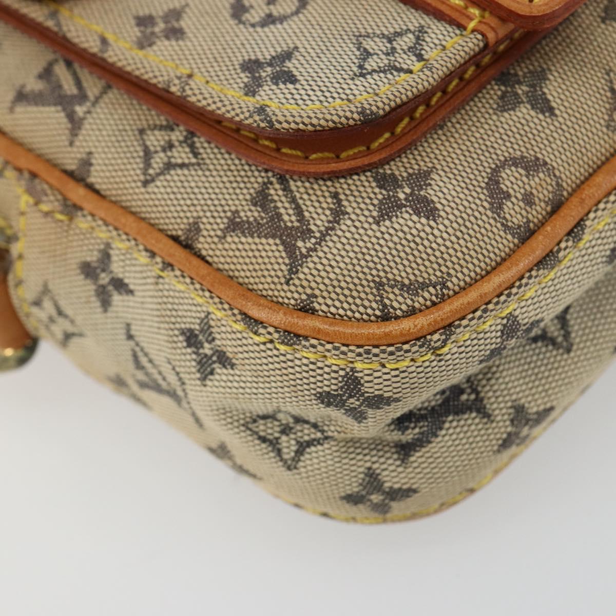 LOUIS VUITTON Monogram Mini Juliet PM Shoulder Bag Blue M92005 LV Auth 181705