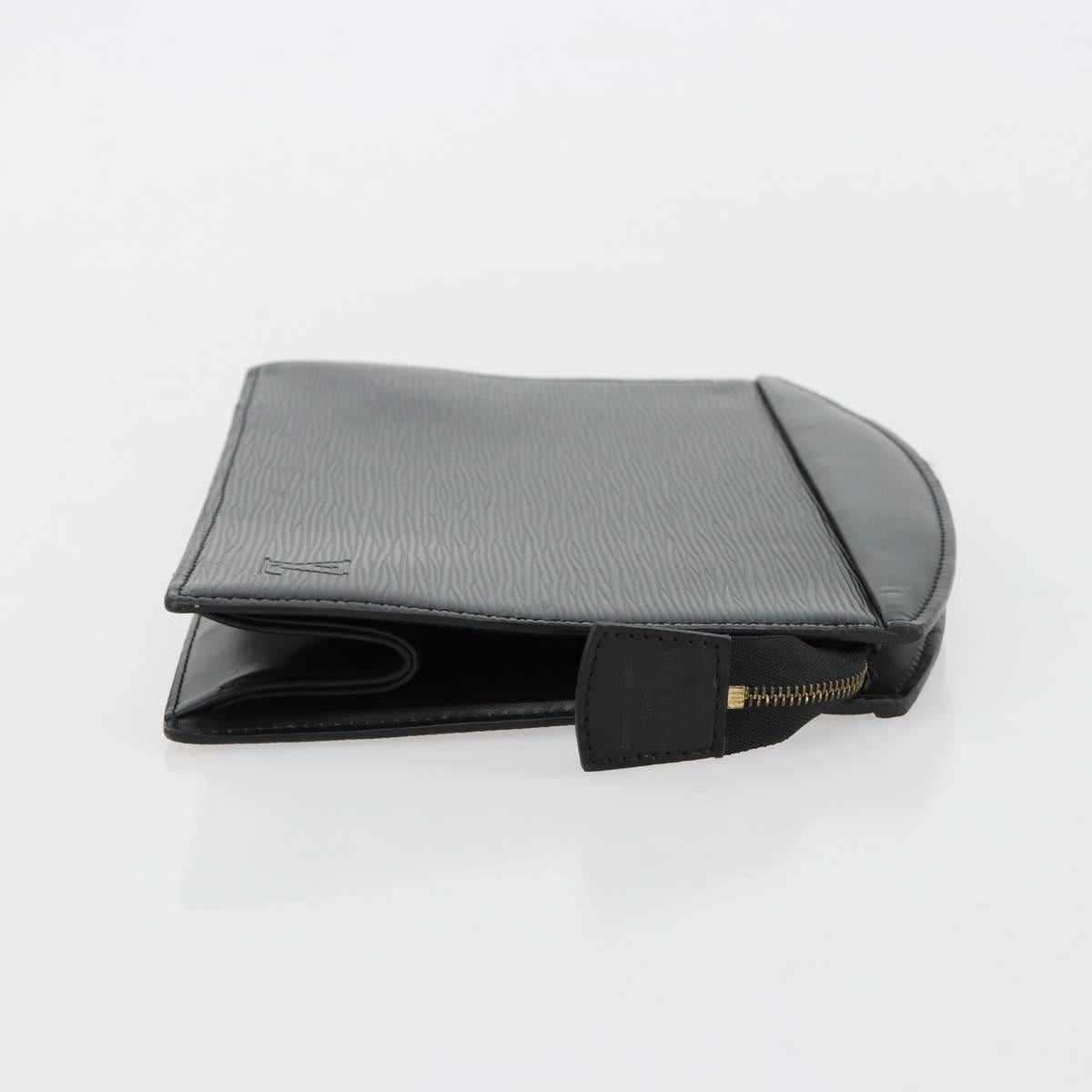 LOUIS VUITTON Epi Trousse Crete Pouch Black M48402 LV Auth 181706