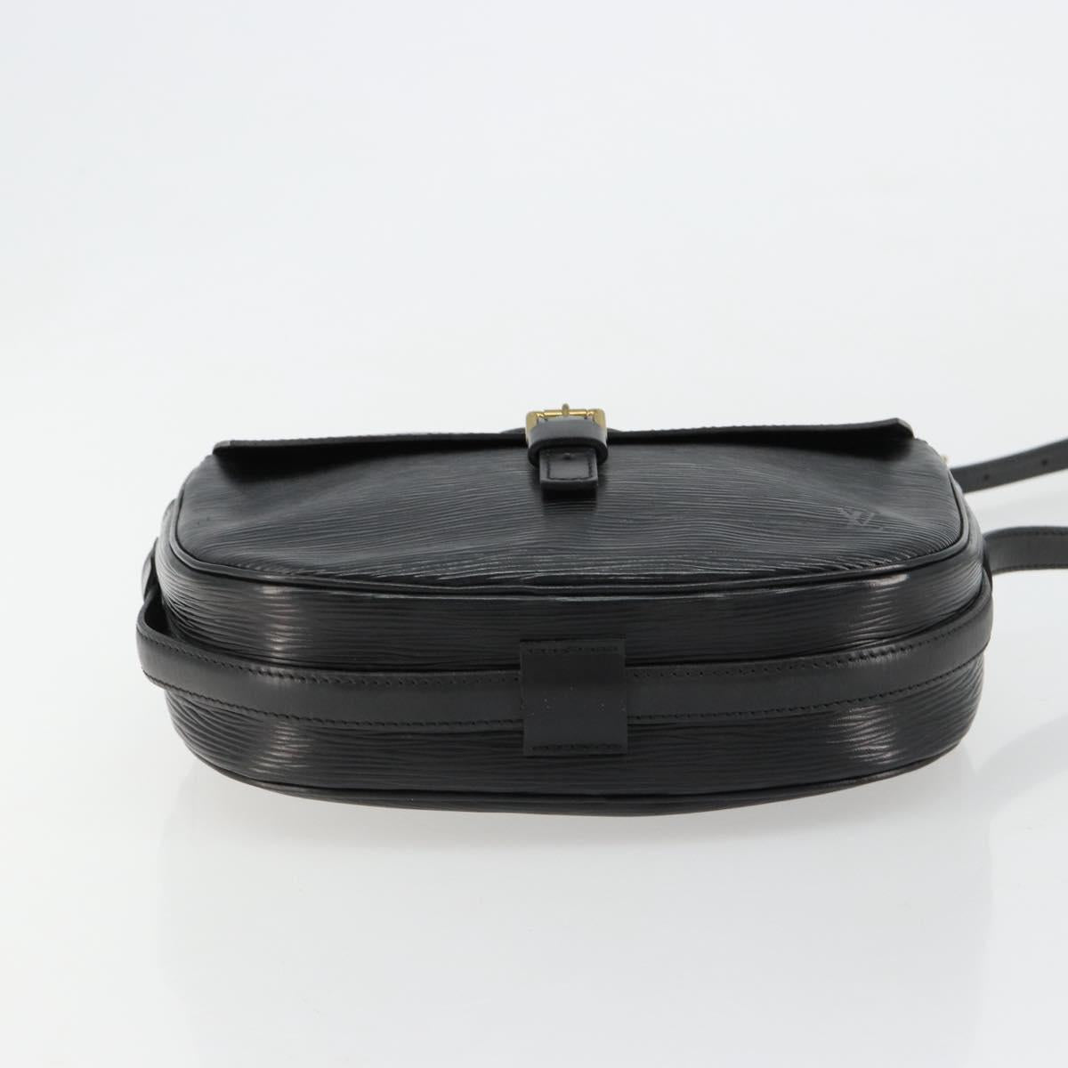 LOUIS VUITTON Epi Jeune Fille MM Shoulder Bag Black M52152 LV Auth 181750