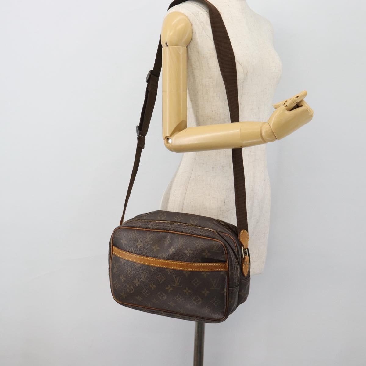 LOUIS VUITTON Monogram Reporter PM Shoulder Bag M45254 LV Auth 181754