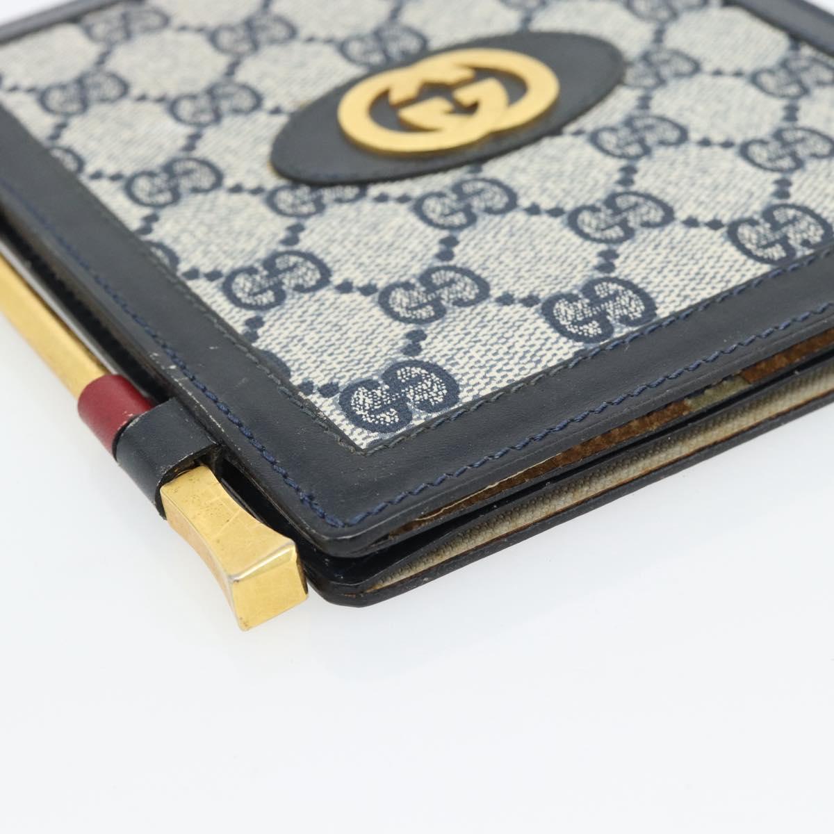 GUCCI GG Supreme Picture Frames PVC Navy Auth 181781