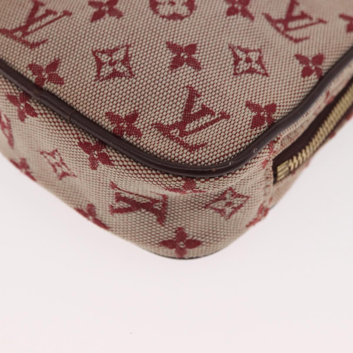 LOUIS VUITTON Monogram Mini Us Digital Pouch Red M60001 LV Auth 181783