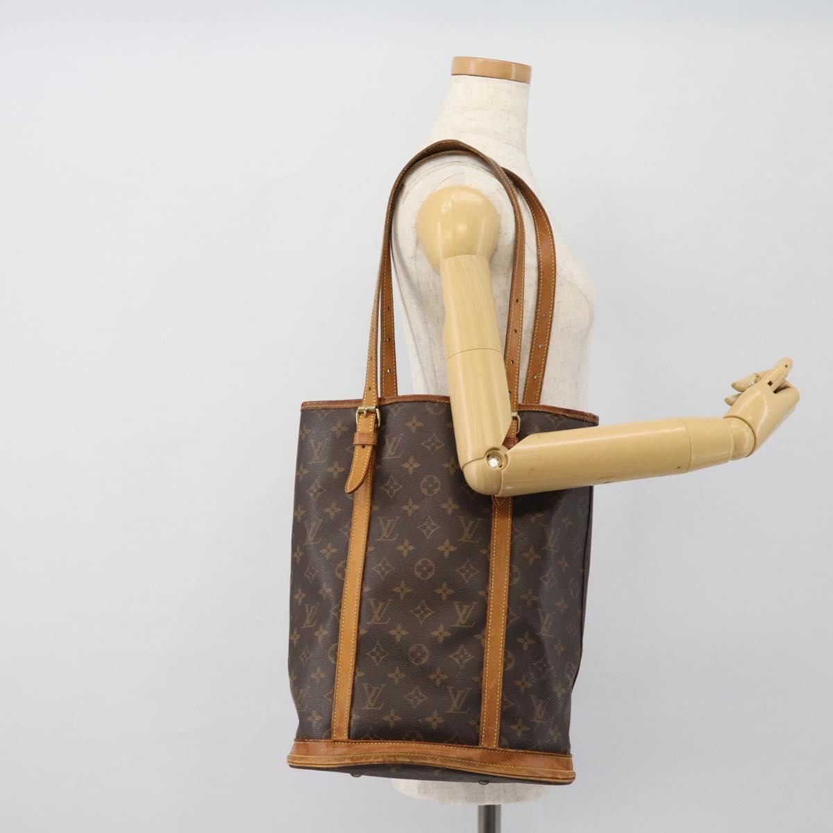 LOUIS VUITTON Monogram Bucket GM Shoulder Bag M42236 LV Auth 181791