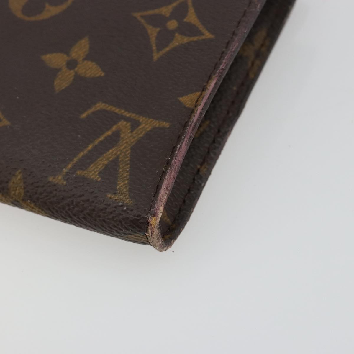 LOUIS VUITTON Monogram Bucket GM Accessory Pouch LV Auth 181792