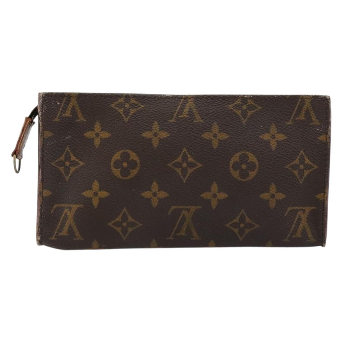 LOUIS VUITTON Monogram Bucket GM Accessory Pouch LV Auth 181792