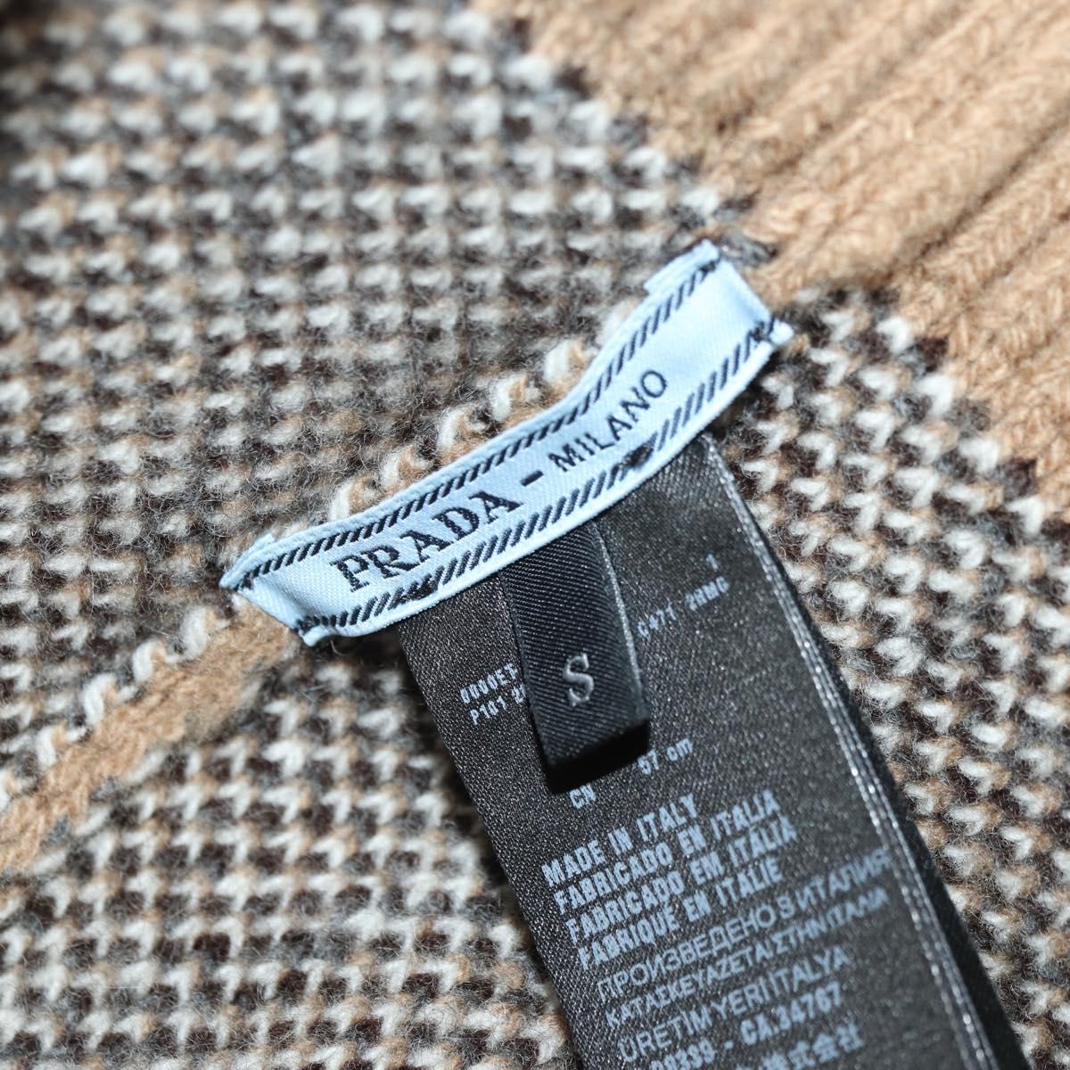 PRADA Cap Wool S Beige Auth 181802M