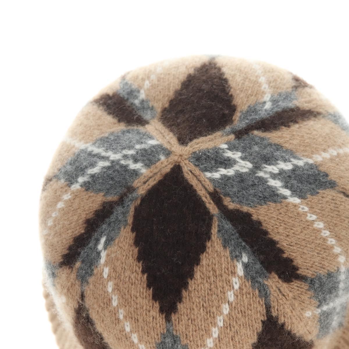 PRADA Cap Wool S Beige Auth 181802M