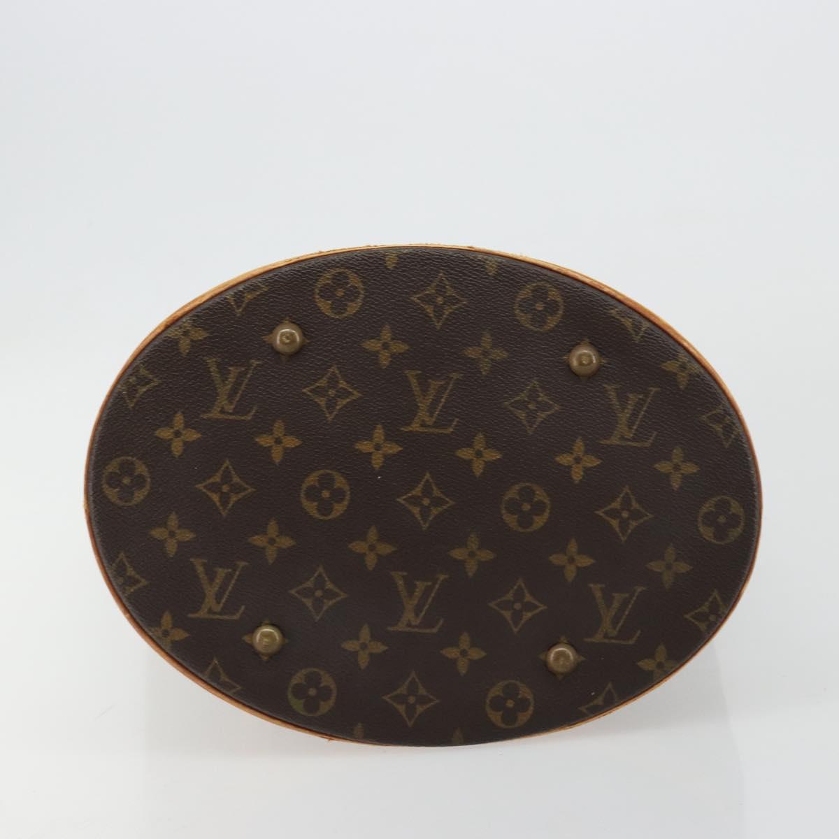 LOUIS VUITTON Monogram Bucket GM Shoulder Bag M42236 LV Auth 181806