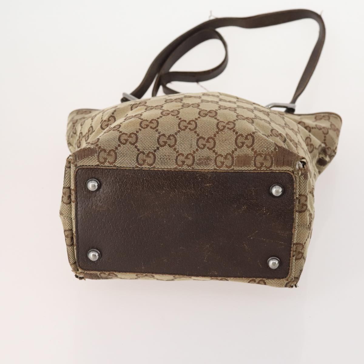 GUCCI GG Canvas Web Sherry Line Bag Canvas 3 Set Beige Red black Auth 181811