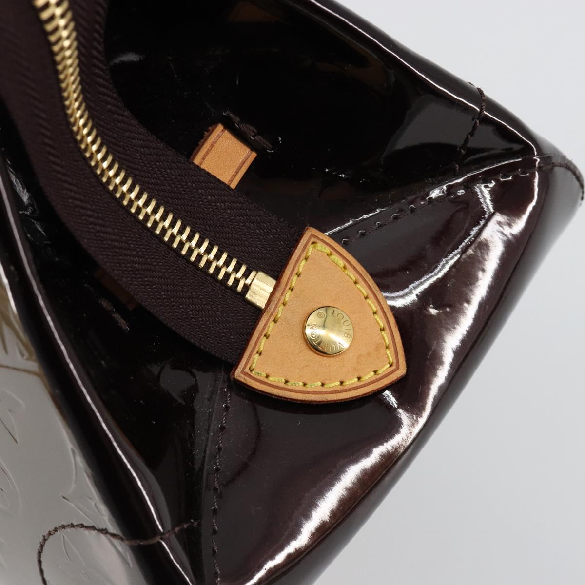 LOUIS VUITTON Monogram Vernis Rosewood Avenue Bag Amarante M93510 Auth 181823V
