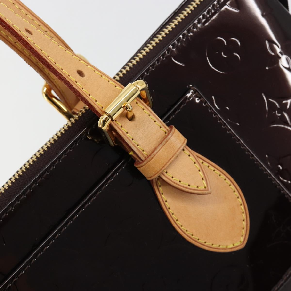LOUIS VUITTON Monogram Vernis Rosewood Avenue Bag Amarante M93510 Auth 181823V
