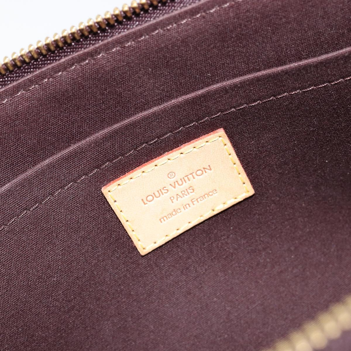 LOUIS VUITTON Monogram Vernis Rosewood Avenue Bag Amarante M93510 Auth 181823V