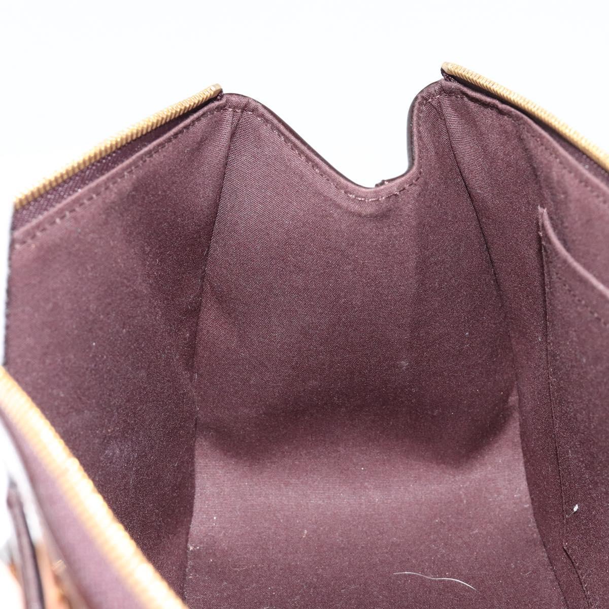 LOUIS VUITTON Monogram Vernis Rosewood Avenue Bag Amarante M93510 Auth 181823V