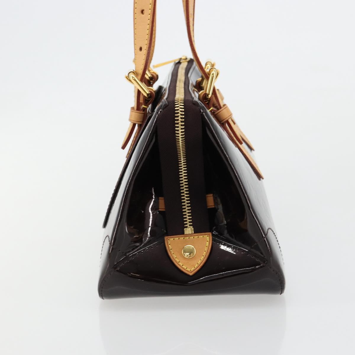 LOUIS VUITTON Monogram Vernis Rosewood Avenue Bag Amarante M93510 Auth 181823V