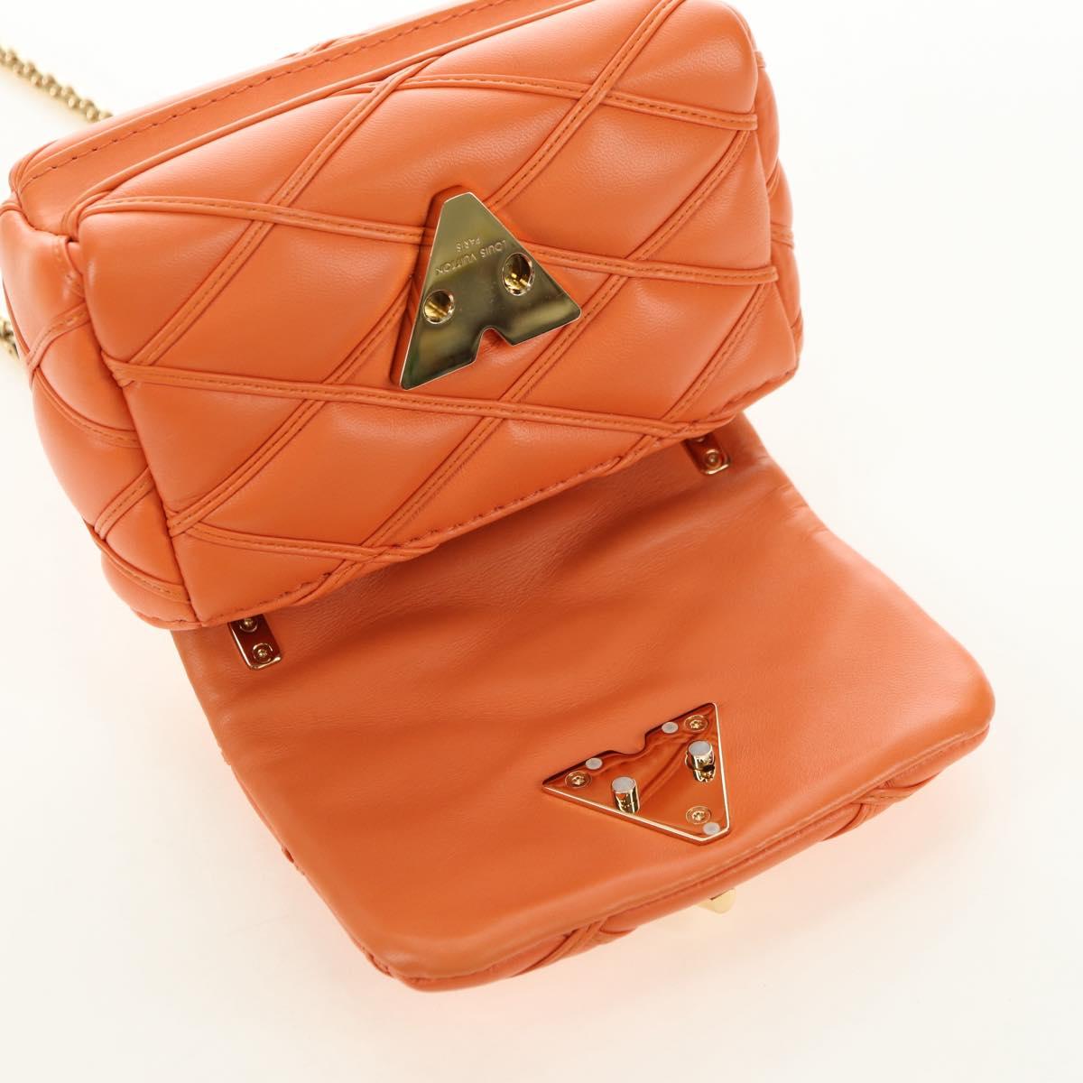 LOUIS VUITTON Maltage Line PicoGo 14 Bag Leather Volcano Orange LV Auth 181833SM