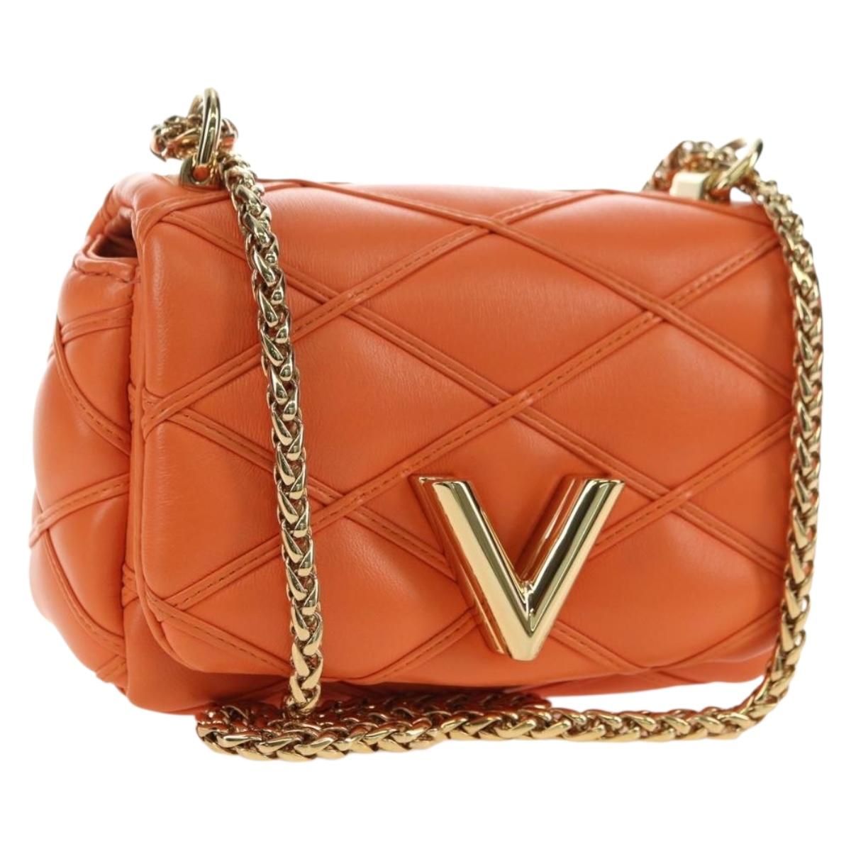 LOUIS VUITTON Maltage Line PicoGo 14 Bag Leather Volcano Orange LV Auth 181833SM