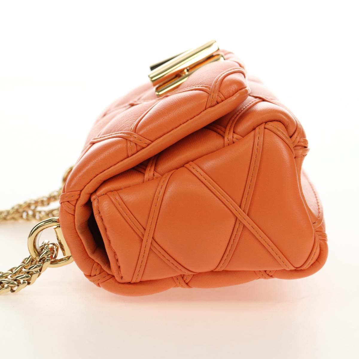 LOUIS VUITTON Maltage Line PicoGo 14 Bag Leather Volcano Orange LV Auth 181833SM