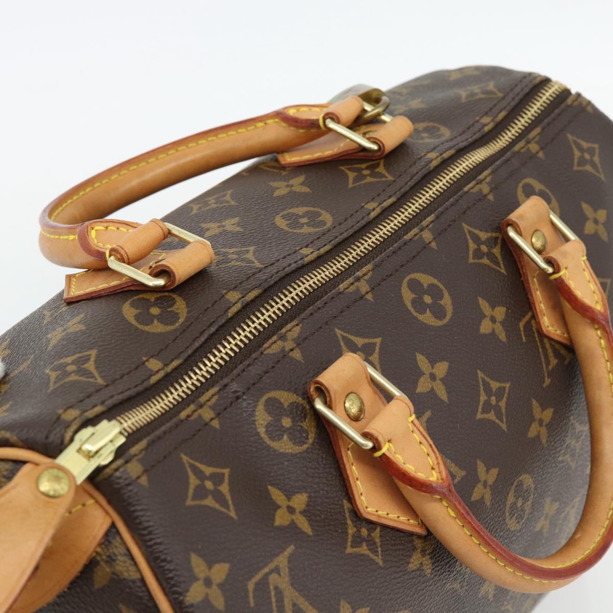 LOUIS VUITTON Monogram Speedy 30 Hand Bag M41526 LV Auth 181837SAV