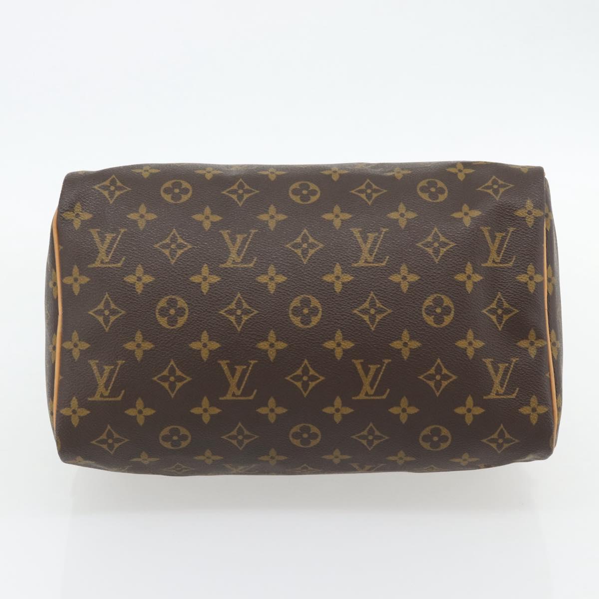 LOUIS VUITTON Monogram Speedy 30 Hand Bag M41526 LV Auth 181837SAV
