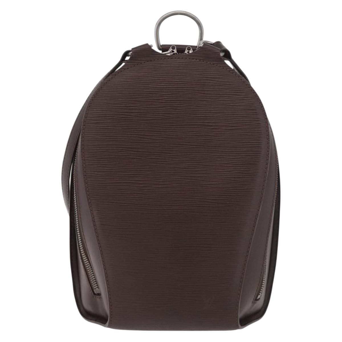 LOUIS VUITTON Epi Mabillon Backpack Mocha M5223D LV Auth 181840A