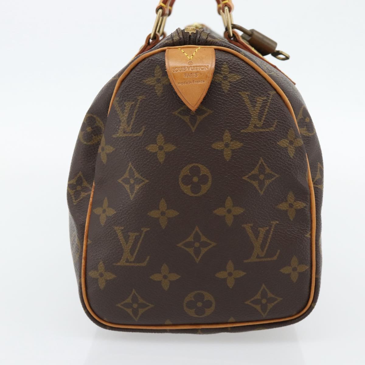 LOUIS VUITTON Monogram Speedy 25 Hand Bag M41528 LV Auth 181845SAV