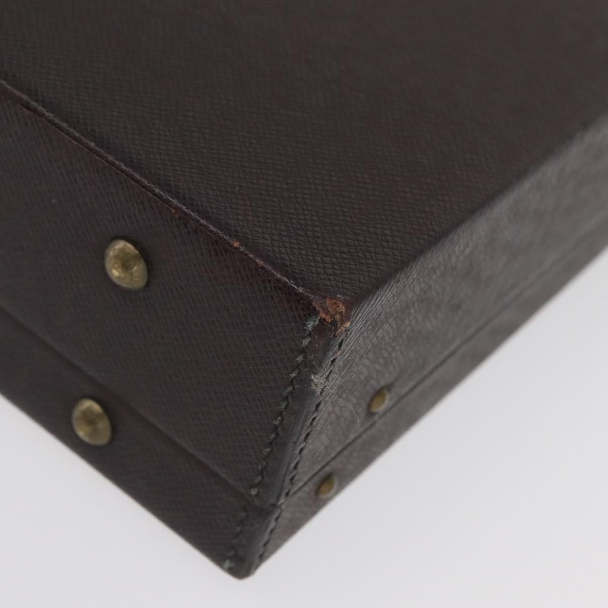 LOUIS VUITTON Taiga President Briefcase Acajou M30006 LV Auth 181846