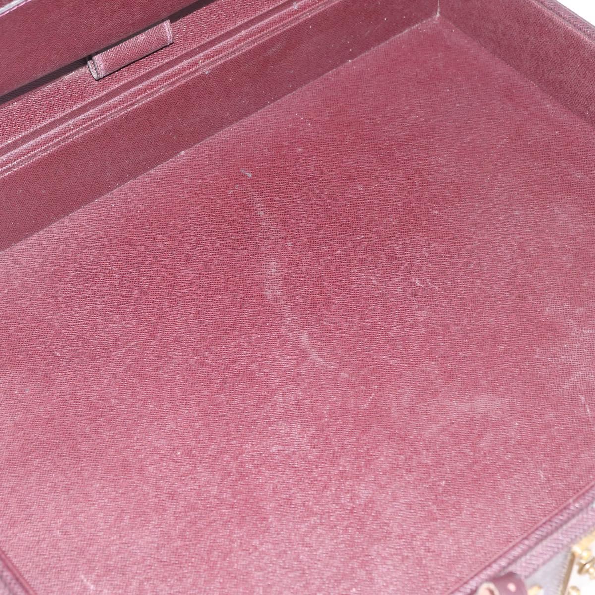 LOUIS VUITTON Taiga President Briefcase Acajou M30006 LV Auth 181846