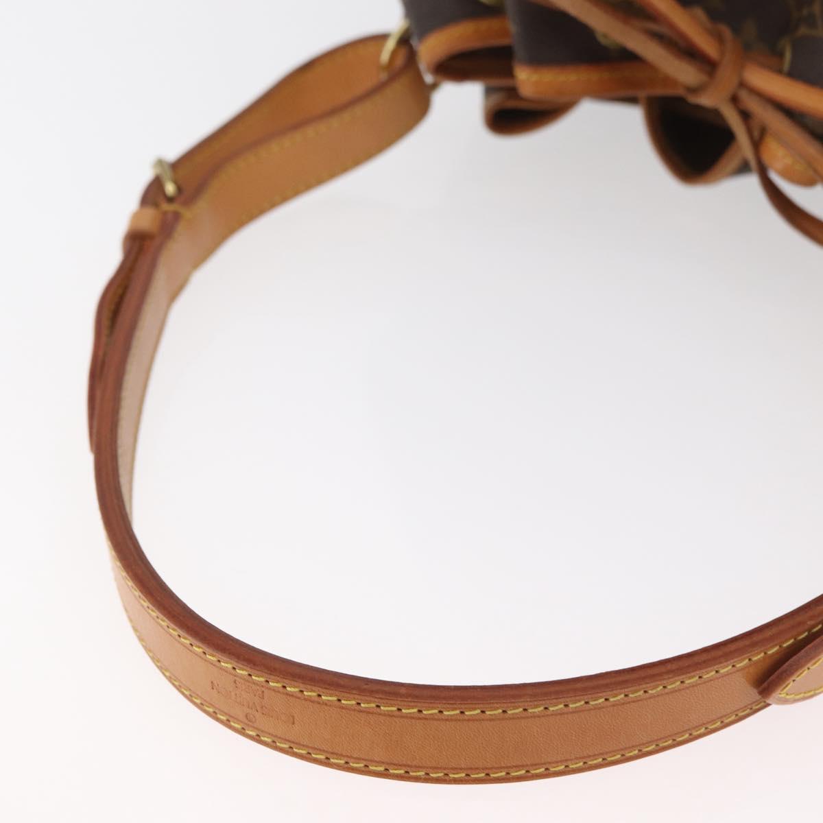LOUIS VUITTON Monogram Petit Noe Shoulder Bag M42226 LV Auth 181858SAV