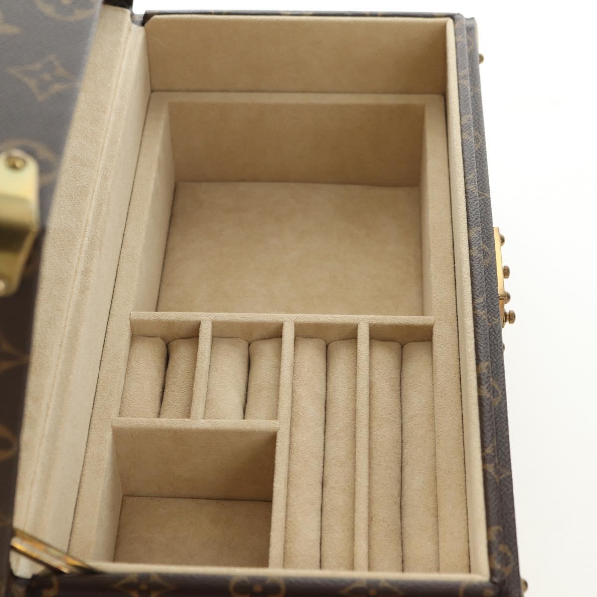 LOUIS VUITTON Monogram Coffret Accessoires Jewelry Box M20209 LV Auth 181867SV